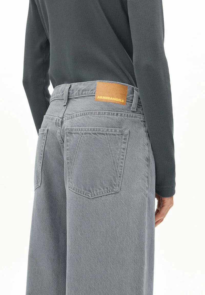 ASTRAEAAS MID WAIST WIDE JEANS | loa
