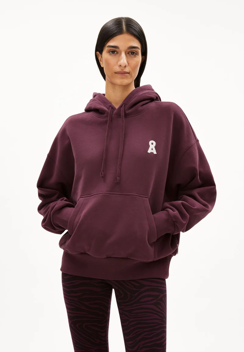 ICONIC Å FRANCISARAA HOODIE | dark cranberry