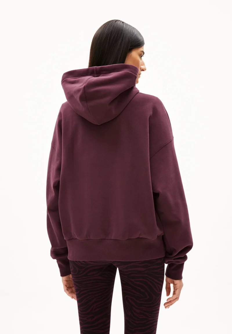 ICONIC Å FRANCISARAA HOODIE | dark cranberry