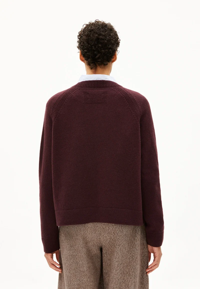 LILIRIAA REGLANA STRICKPULLOVER | dark cranberry