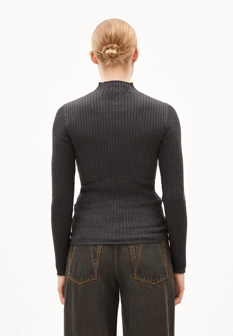 ALAANIA STRICKPULLOVER | steel melange