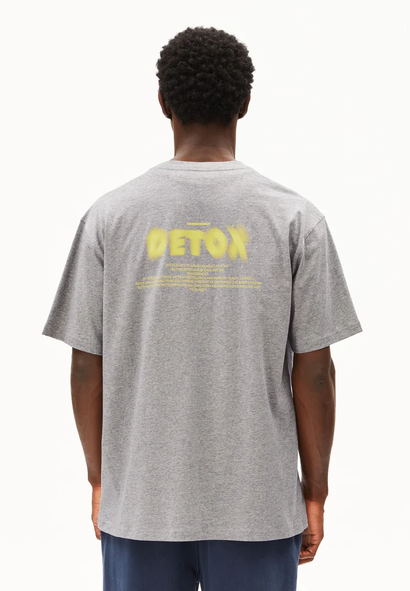 MAARKOS DETOX T-SHIRT | silver melange