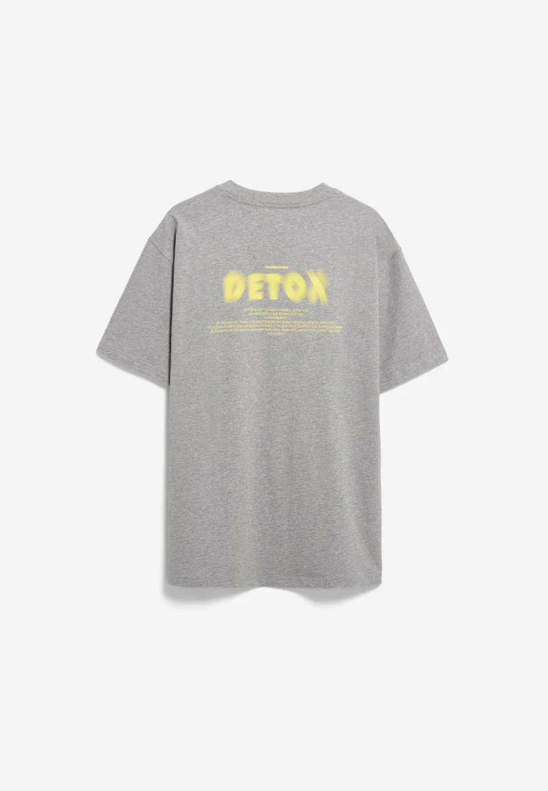 MAARKOS DETOX T-SHIRT | silver melange