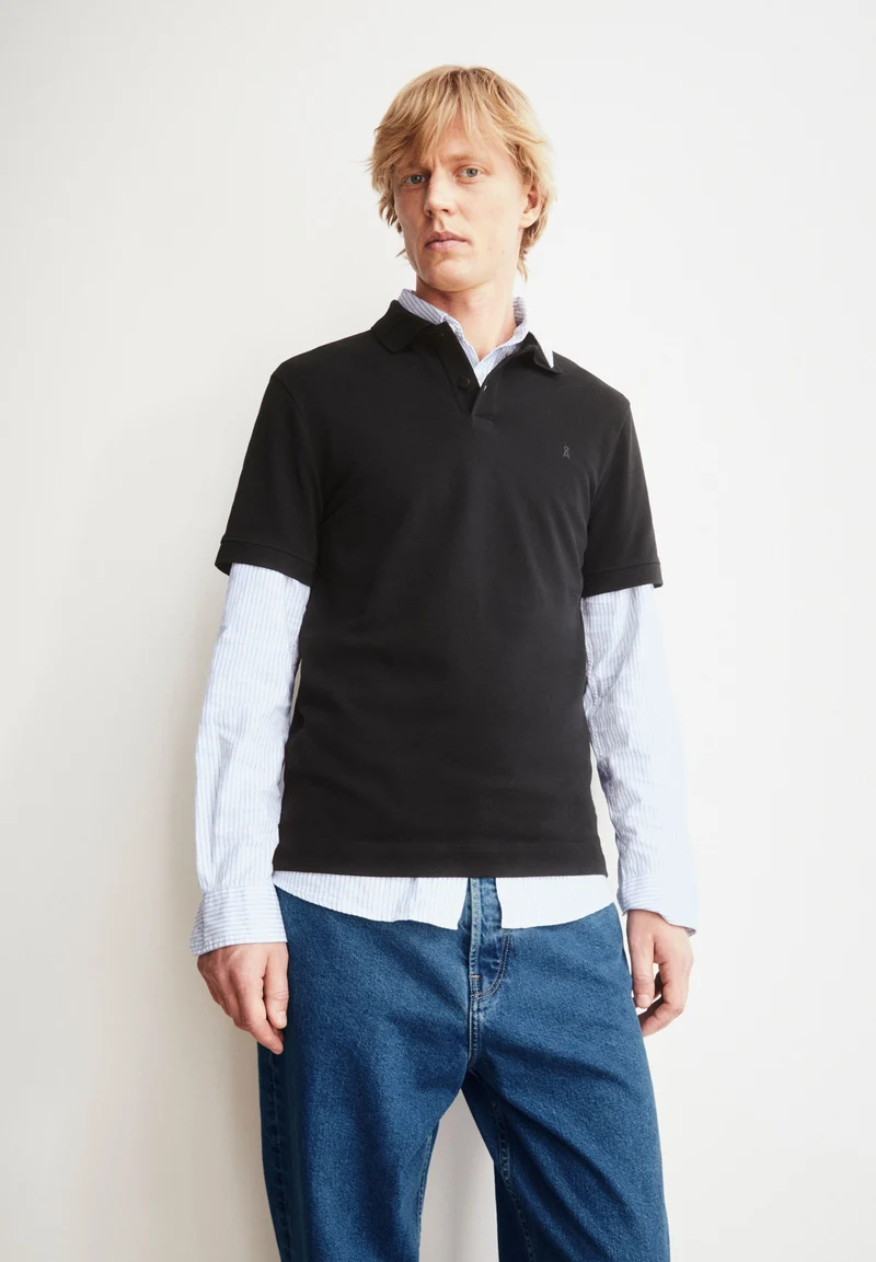 MAARIO POLOSHIRT | black