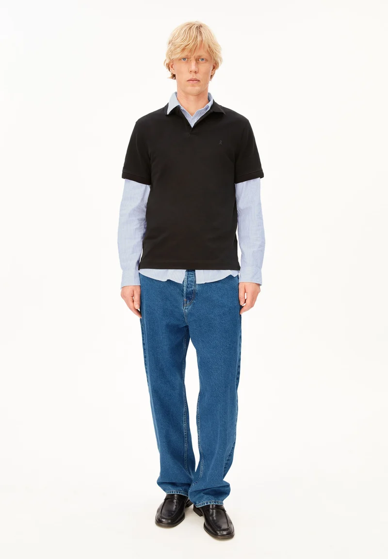 MAARIO POLOSHIRT | black