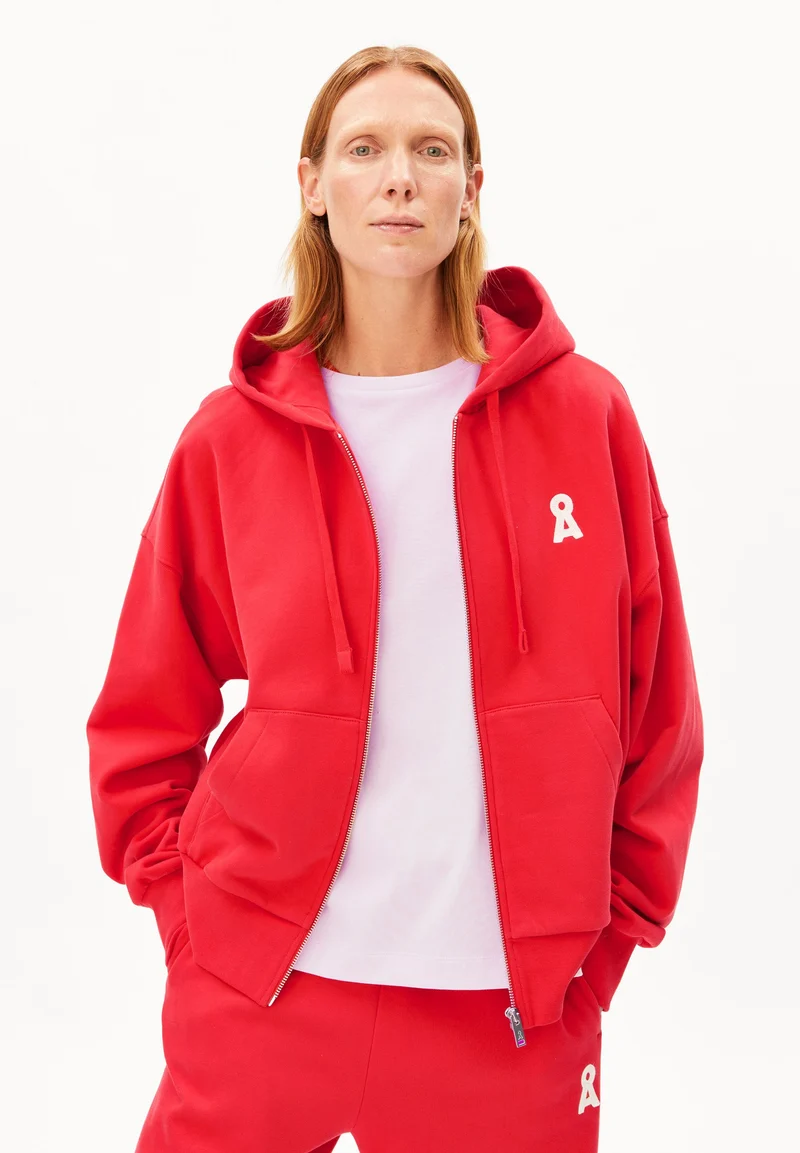 ICONIC Å RIXAMAA SWEATJACKE | mars red
