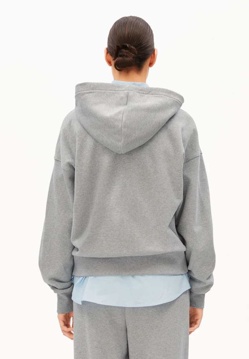 ICONIC Å RIXAMAA SWEATJACKE | silver melange