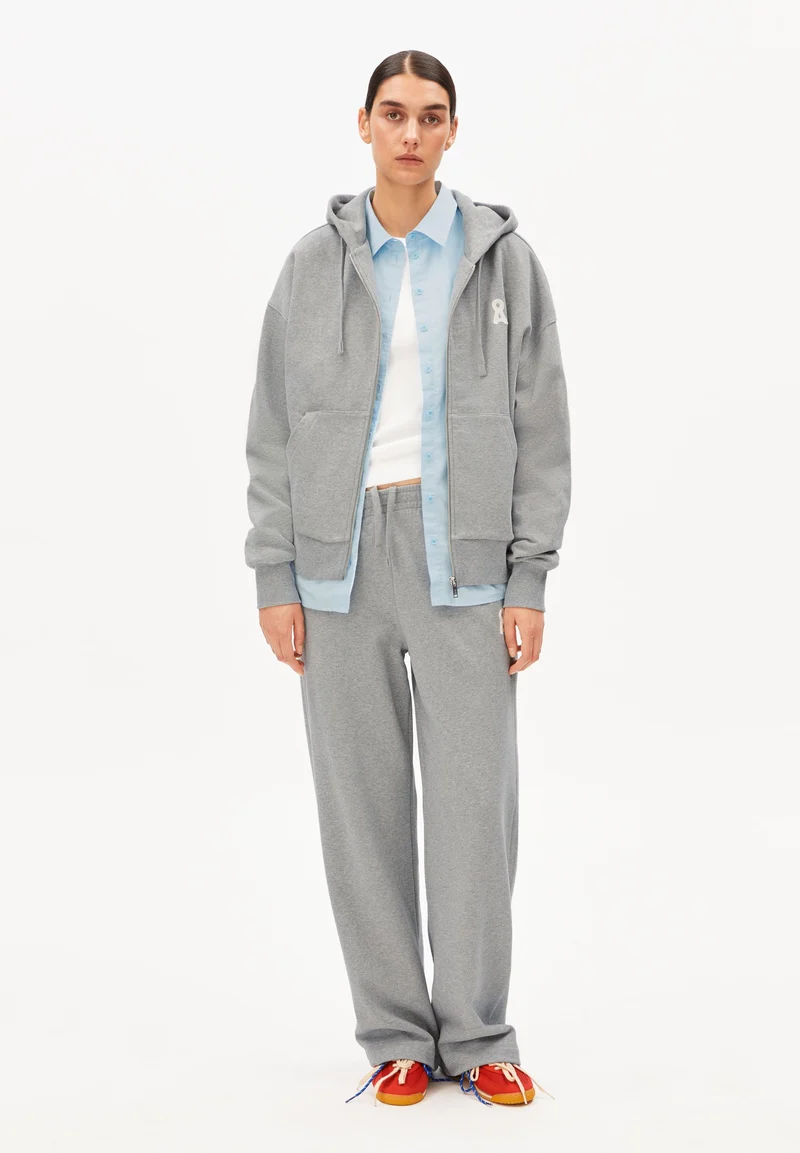 ICONIC Å RIXAMAA SWEATJACKE | silver melange