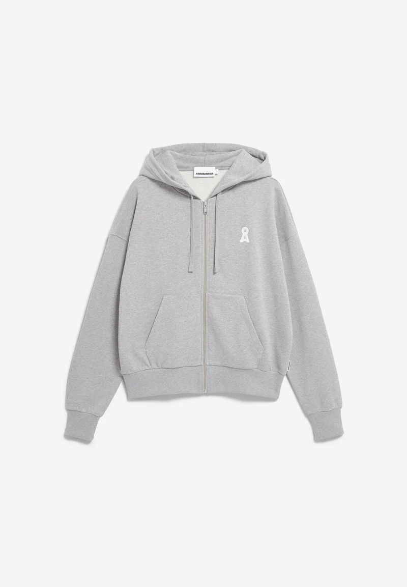 ICONIC Å RIXAMAA SWEATJACKE | silver melange