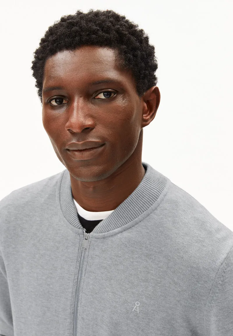 AGAAMON STRICKJACKE | silver melange