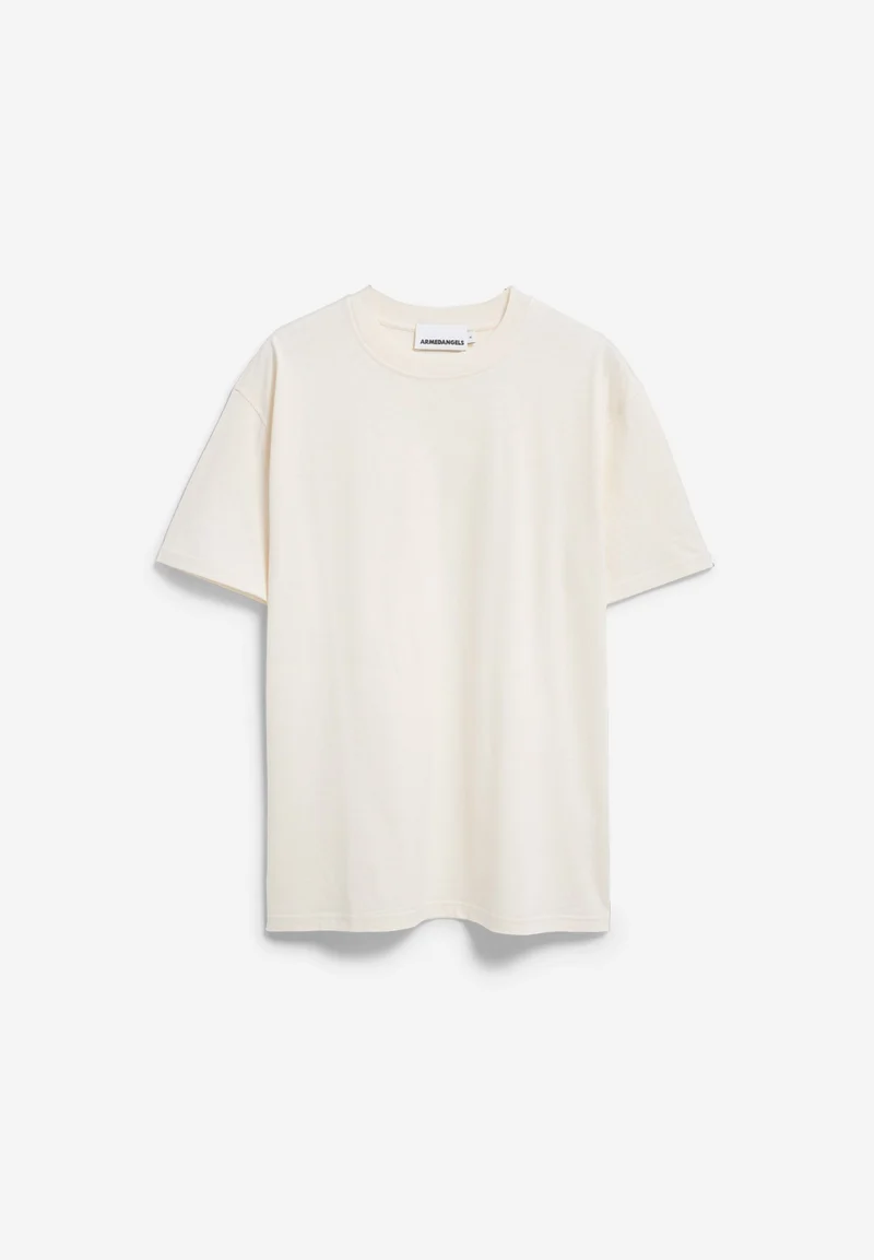 MAARKOS MID WEIGHT T-SHIRT | oatmilk