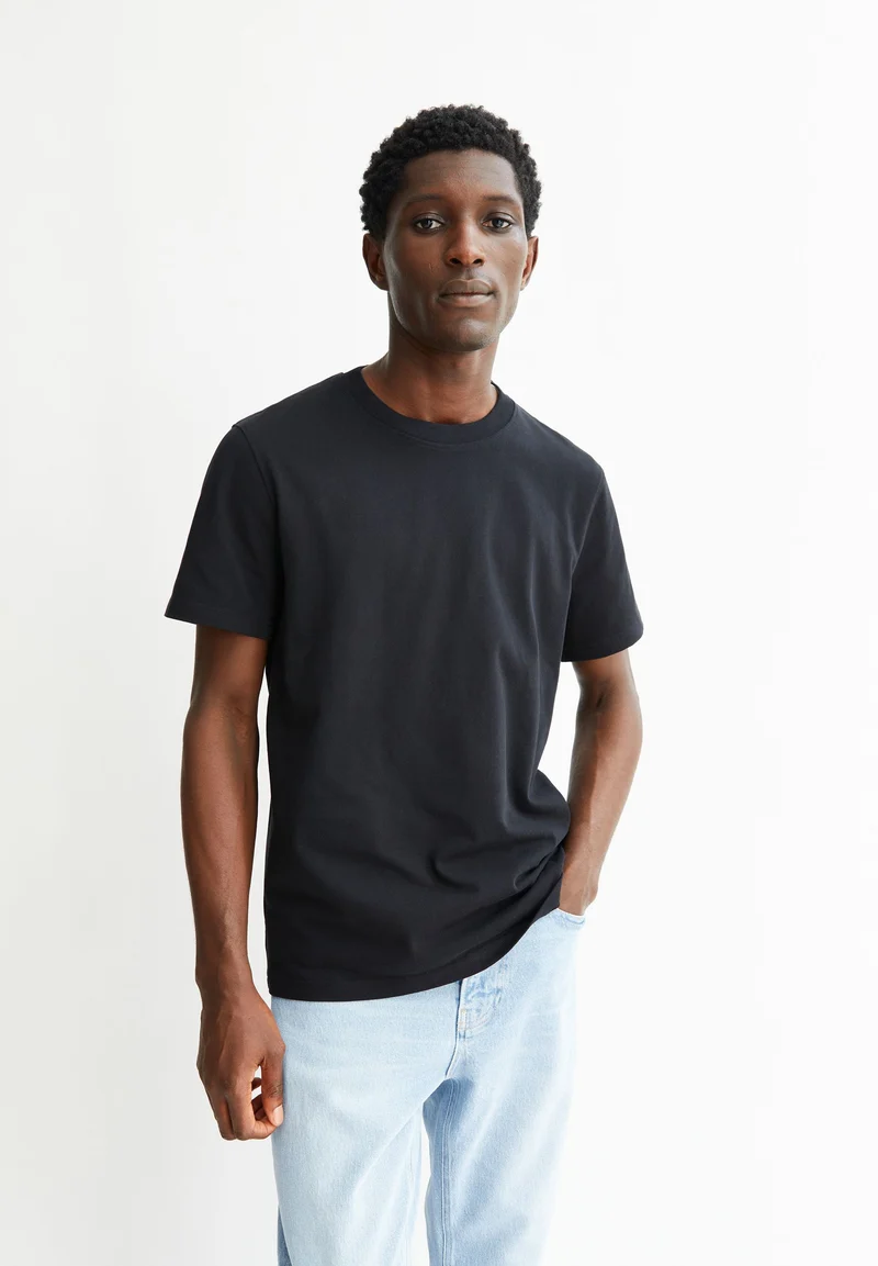 MAARKOS MID WEIGHT T-SHIRT | black