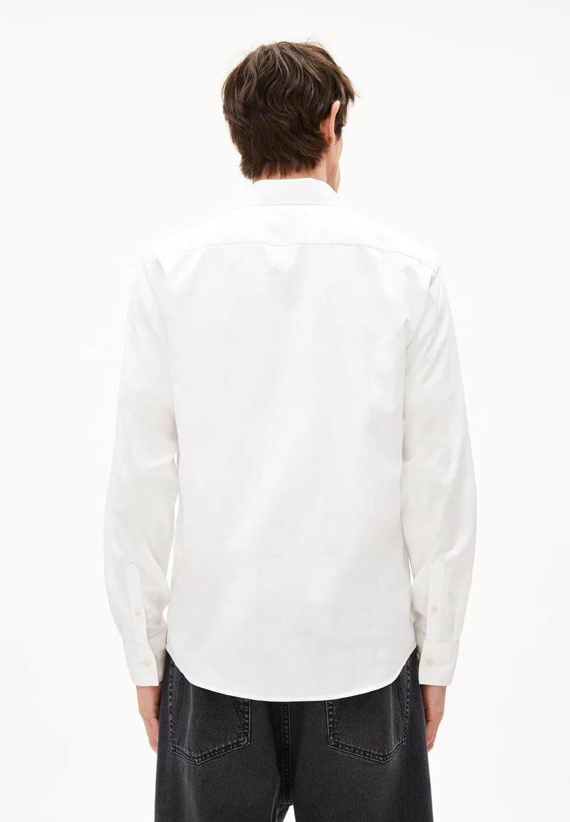 LAARS LANGARMHEMD | white