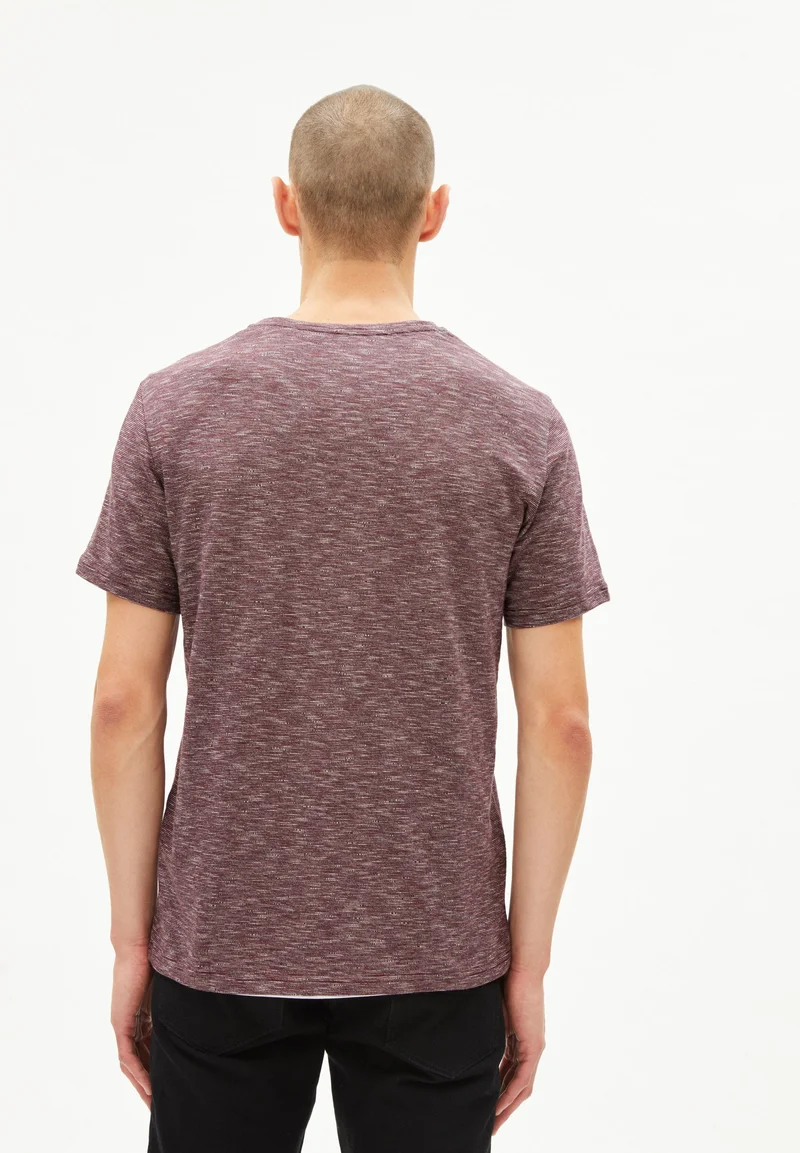 JAAMES STRUCTURE | dark aubergine-snow white