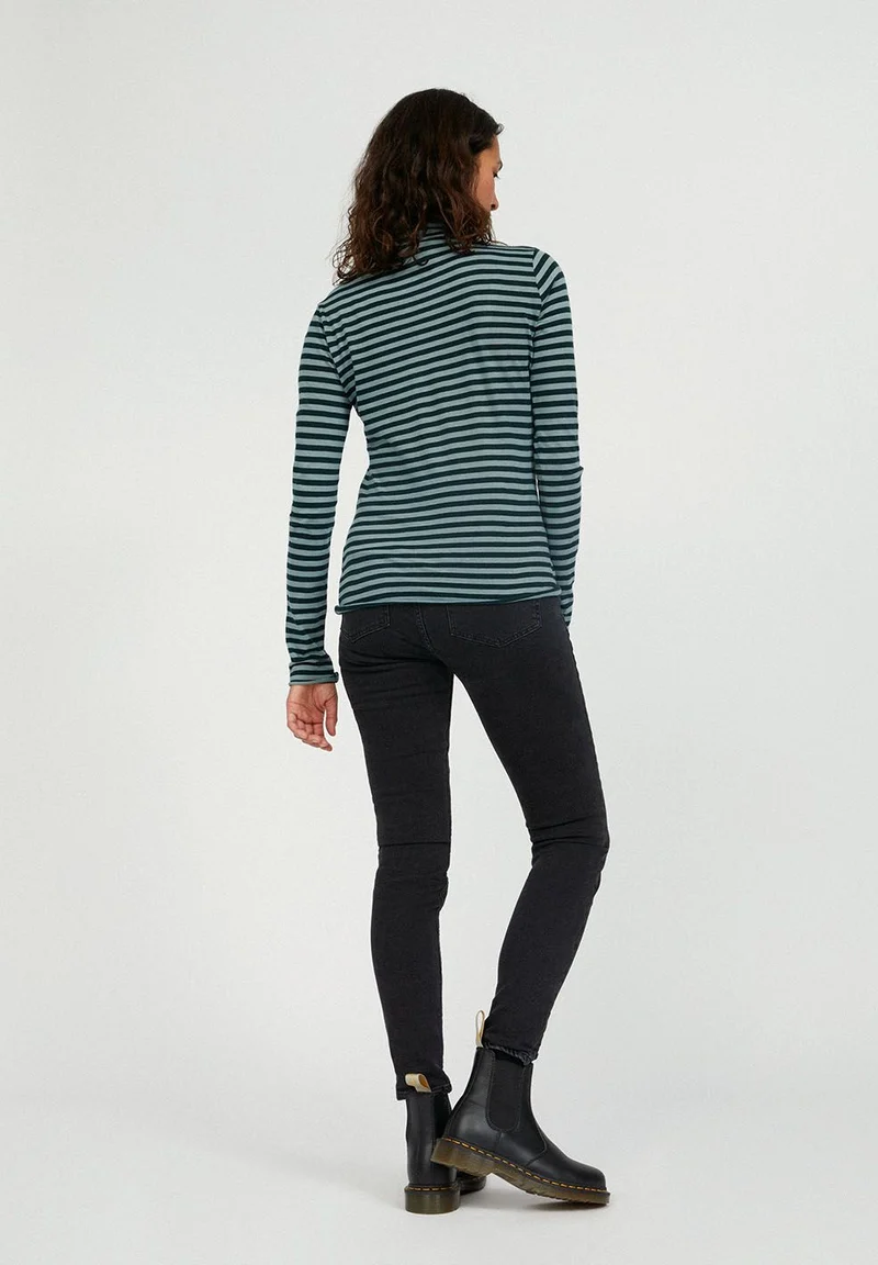 MALENAA STRIPES | deep lake-soft moss