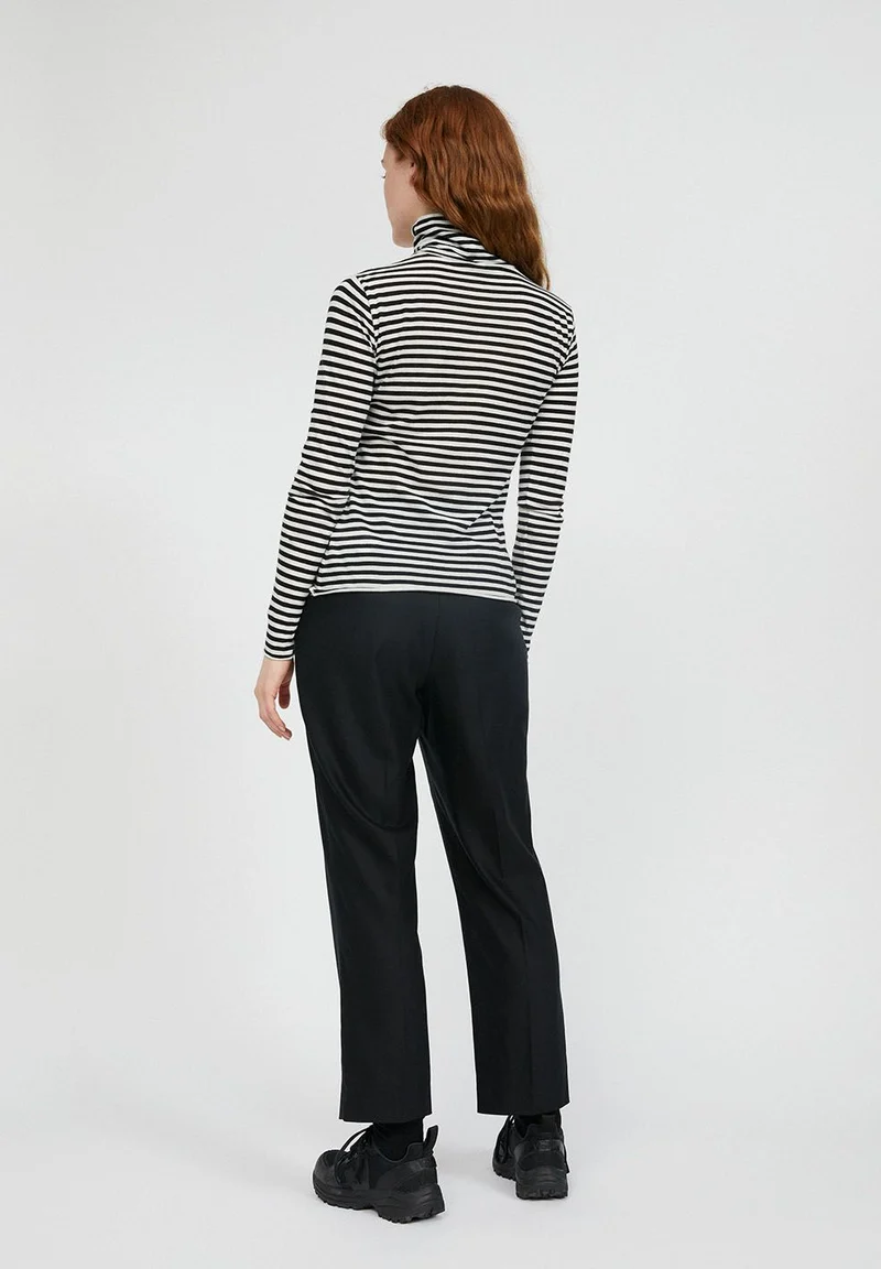 MALENAA STRIPES | black-sandshell