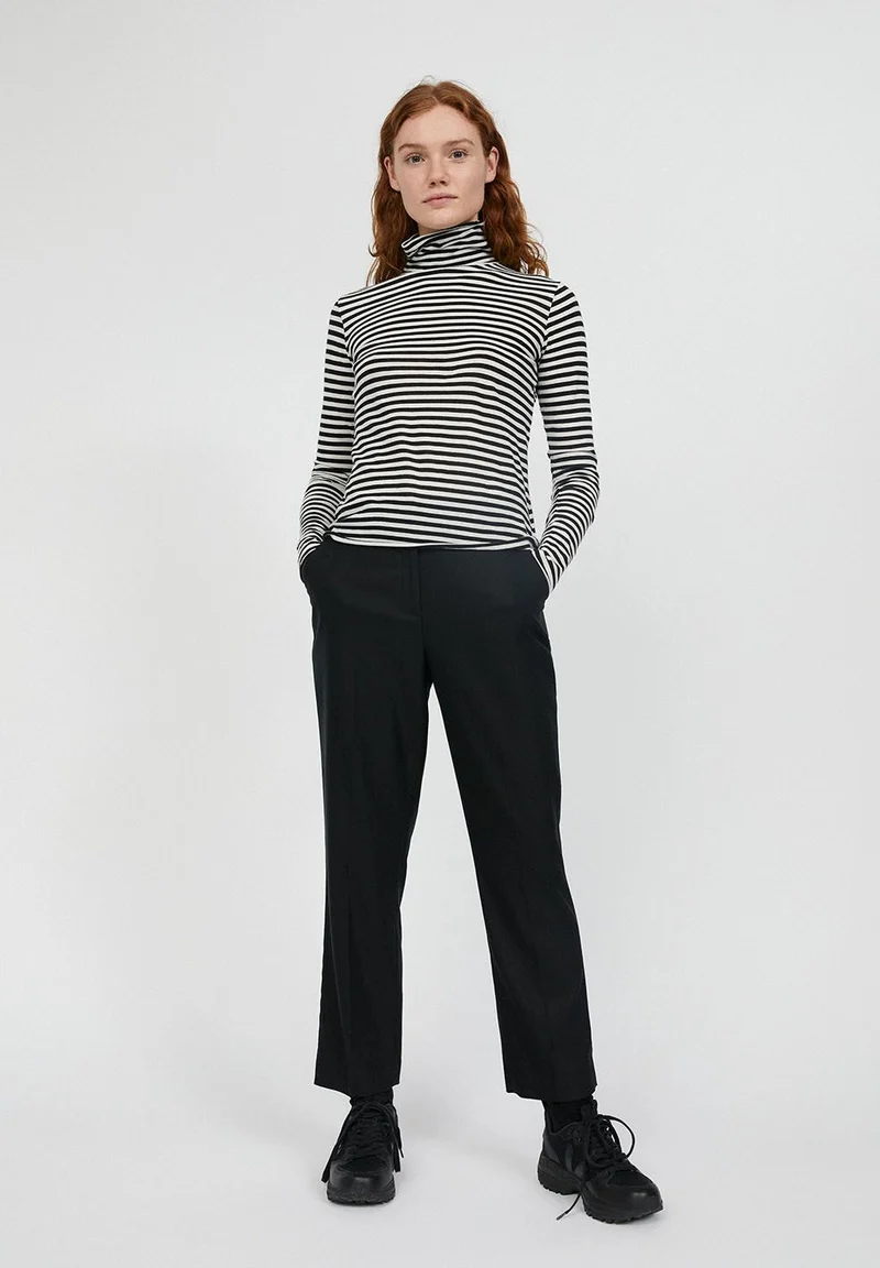 MALENAA STRIPES | black-sandshell