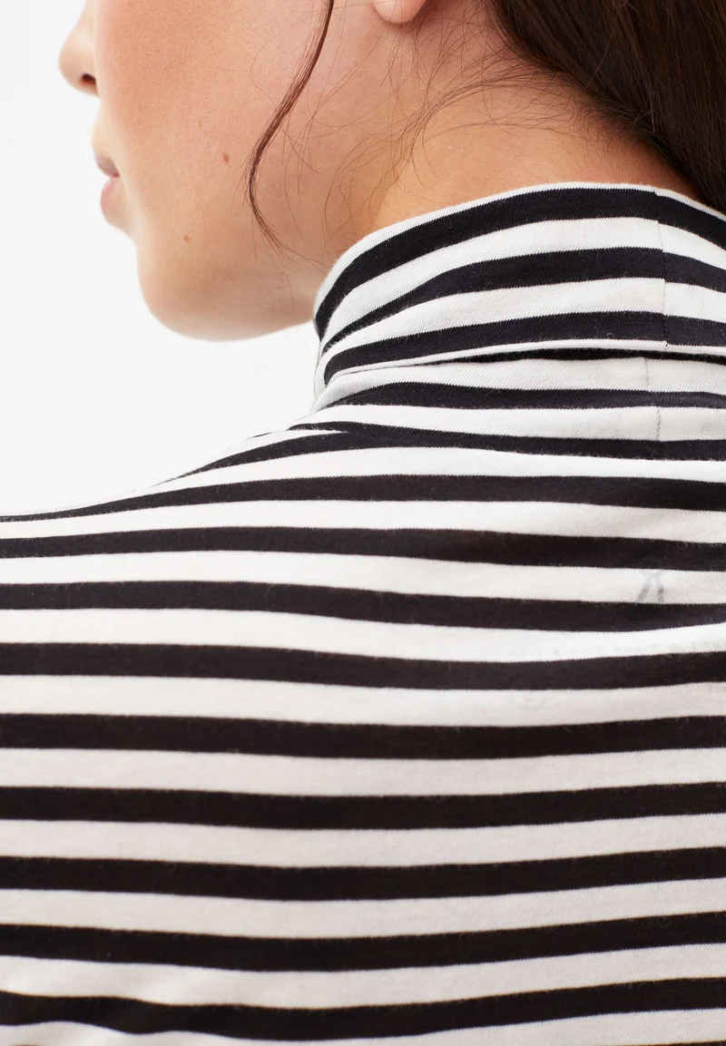 MALENAA STRIPES | black-oatmilk