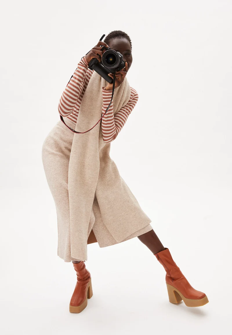 MALENAA STRIPES | light desert-copper glow