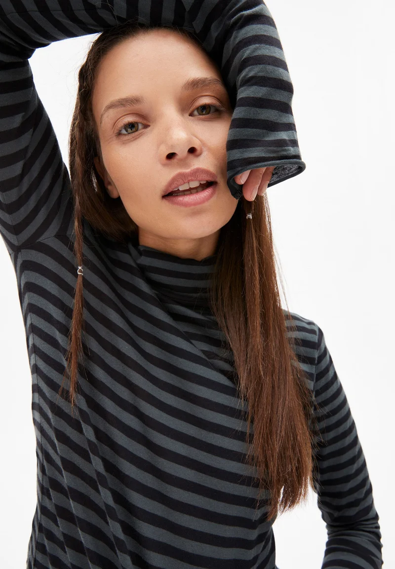 MALENAA STRIPES | vintage green-black