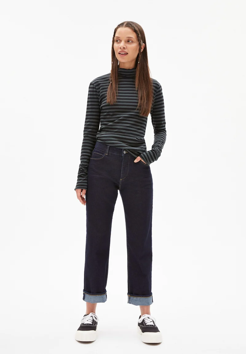 MALENAA STRIPES | vintage green-black