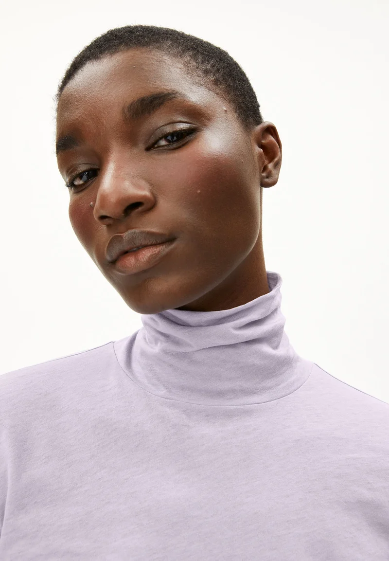 GRAZILIANAA SOFT LANGARMSHIRT | frozen lavender