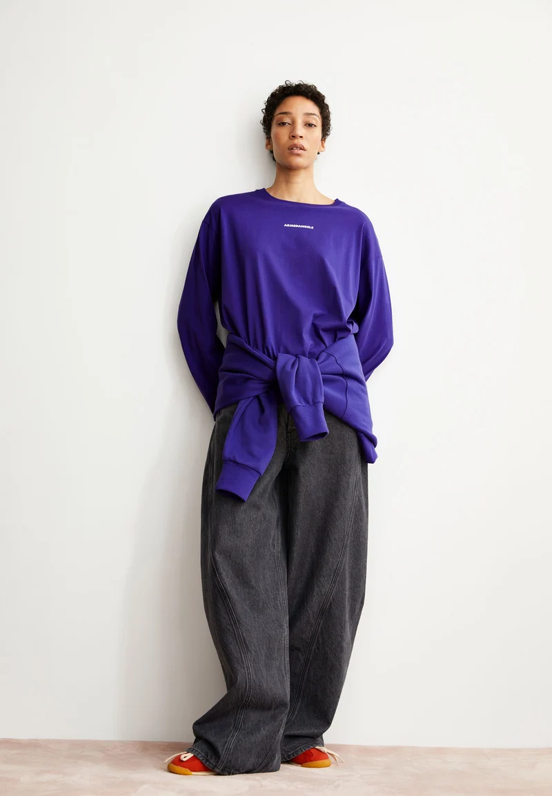 FIETAA DIFFERENCE LANGARMSHIRT | indigo lilac