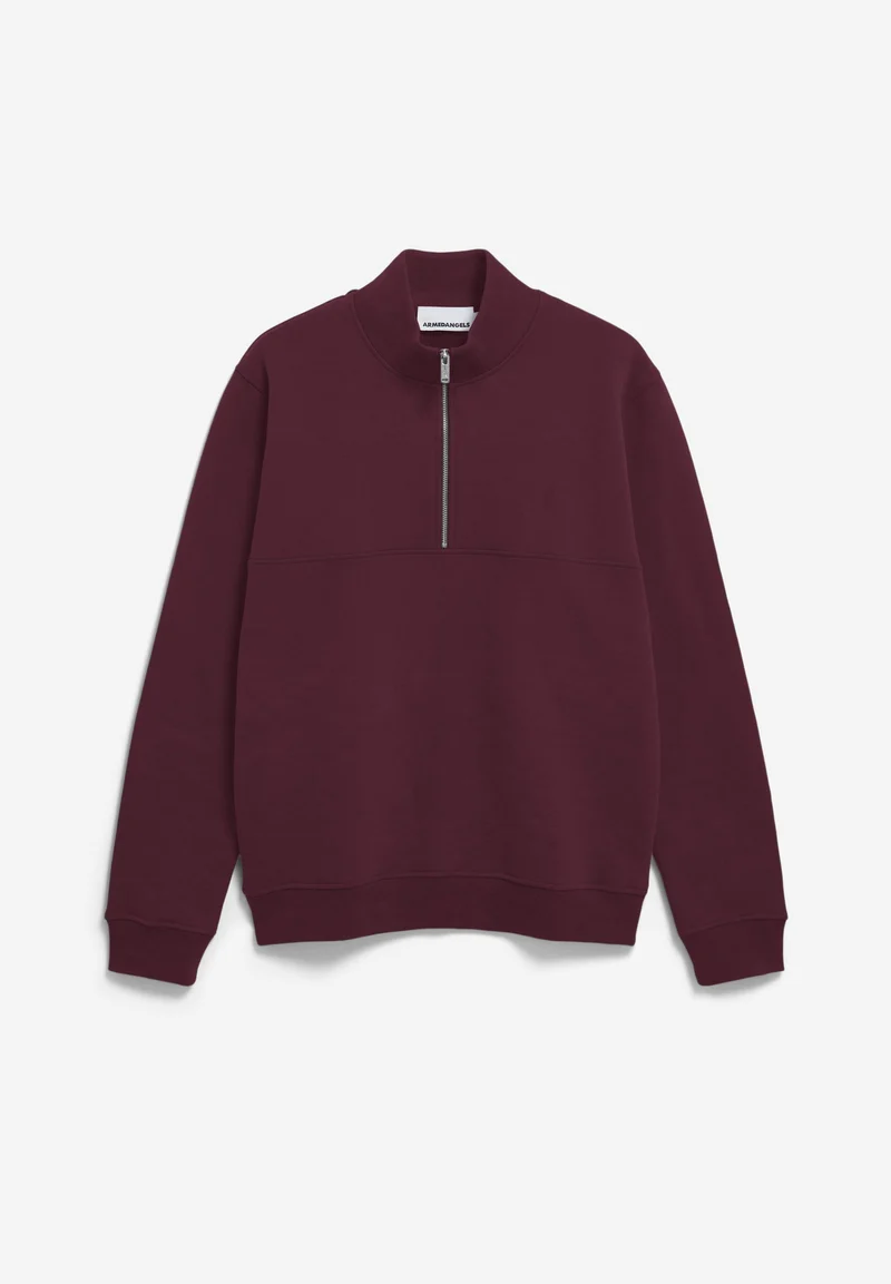 WAARLO FLEECE TROYER | dark cranberry
