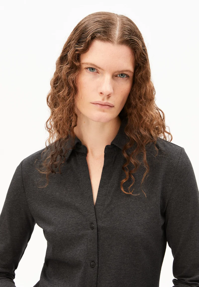 NALAANNIA BLUSE | steel melange