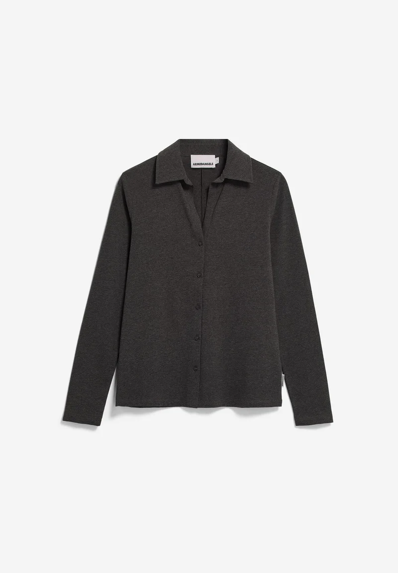 NALAANNIA BLUSE | steel melange