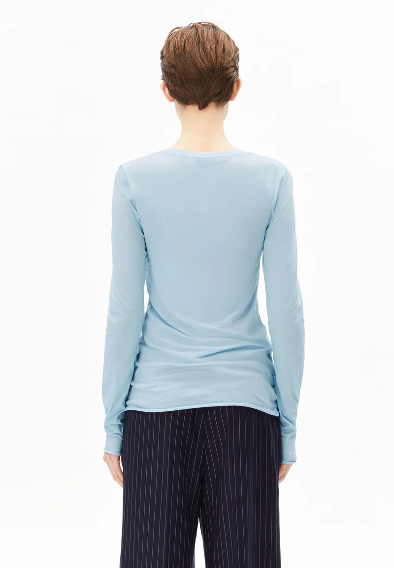 EINIAARA SOFT LANGARMSHIRT | blue glow
