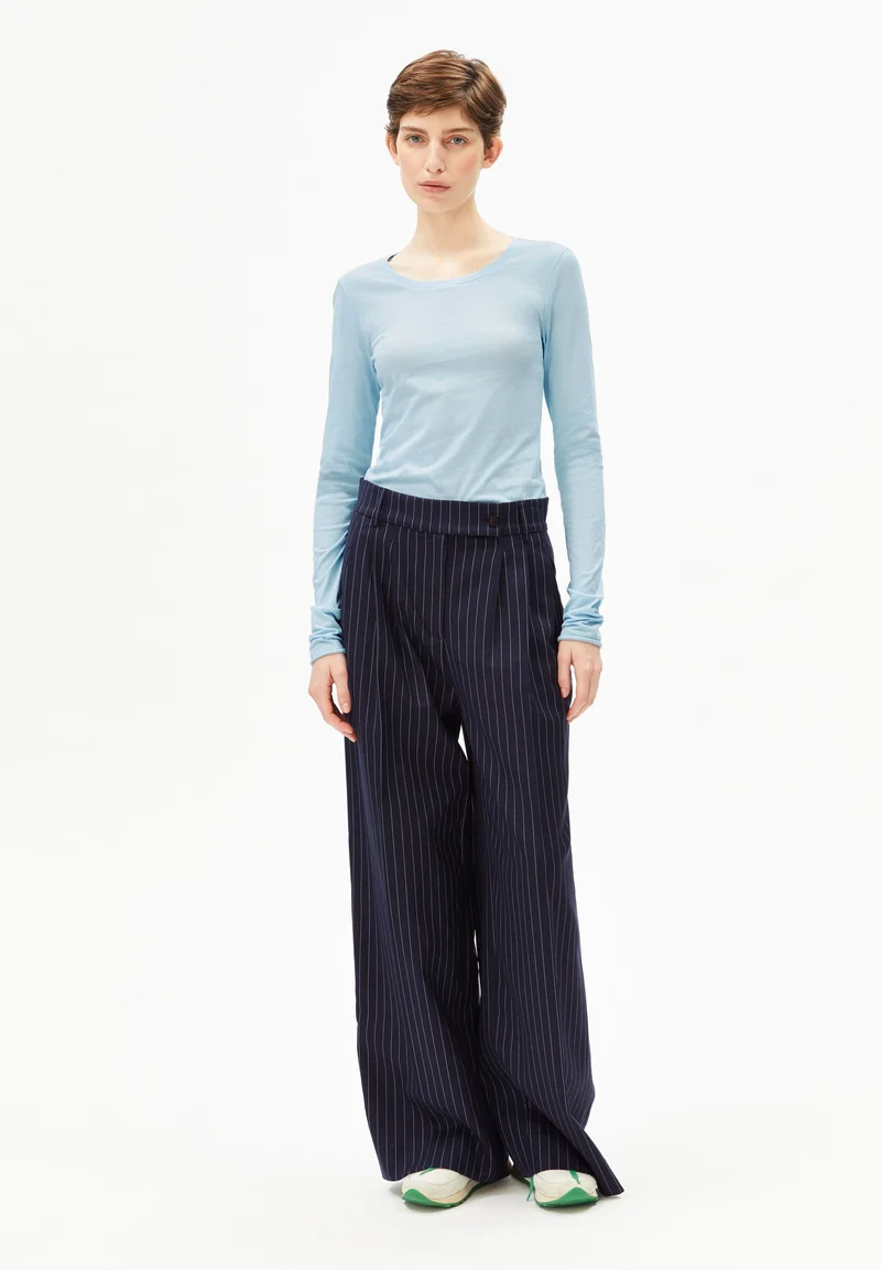 EINIAARA SOFT LANGARMSHIRT | blue glow