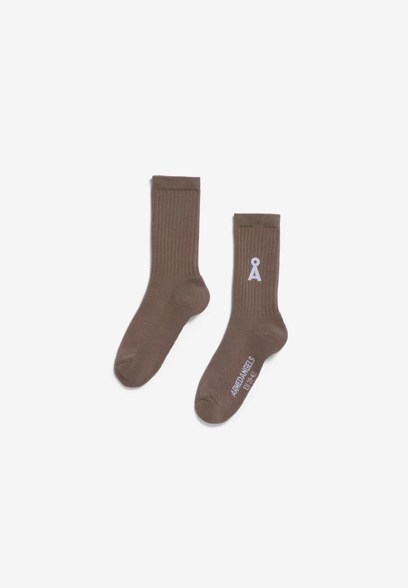 SAAMUS BOLD SOCKEN | walnut cream