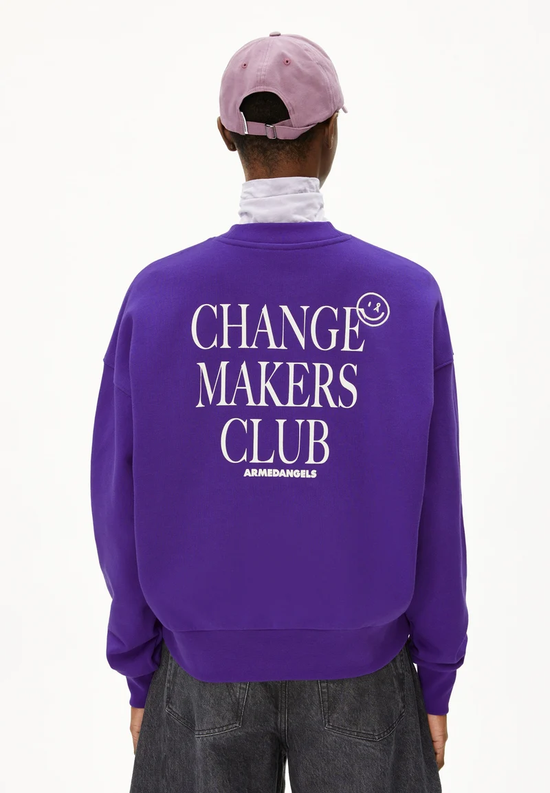ALIZAA CHAANGE SWEATSHIRT | indigo lilac