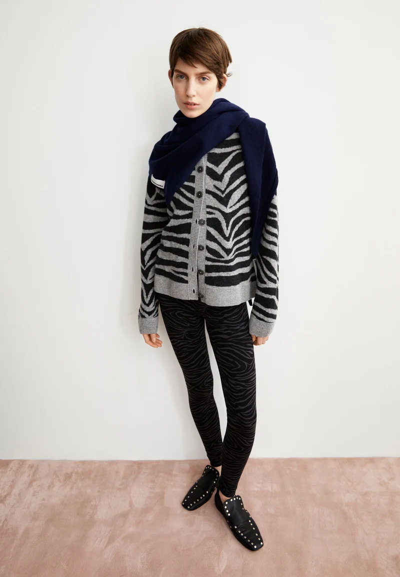 FARIBAA ZEBRARAA LEGGINGS | black