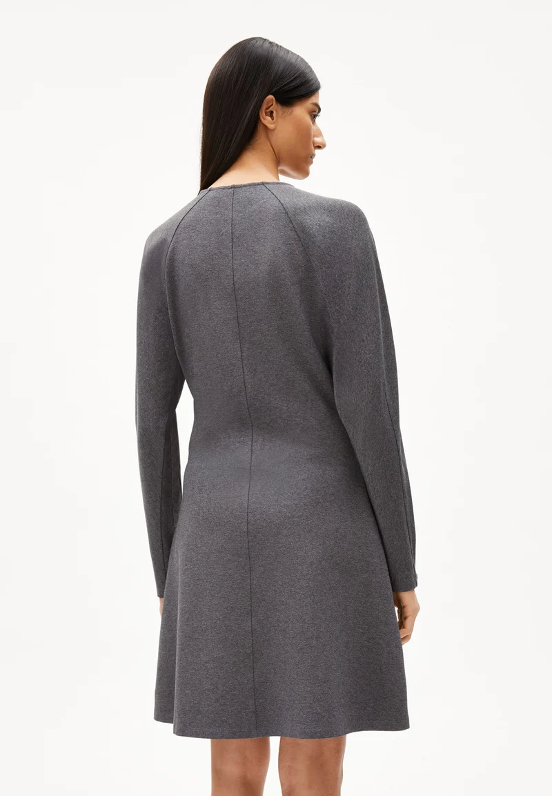 CALINAA KLEID | steel melange