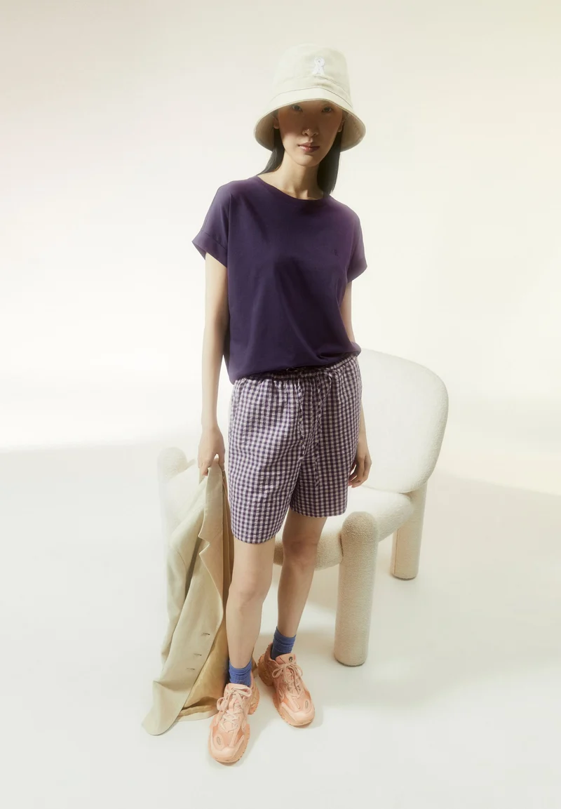 IDAARA T-SHIRT | blue ash