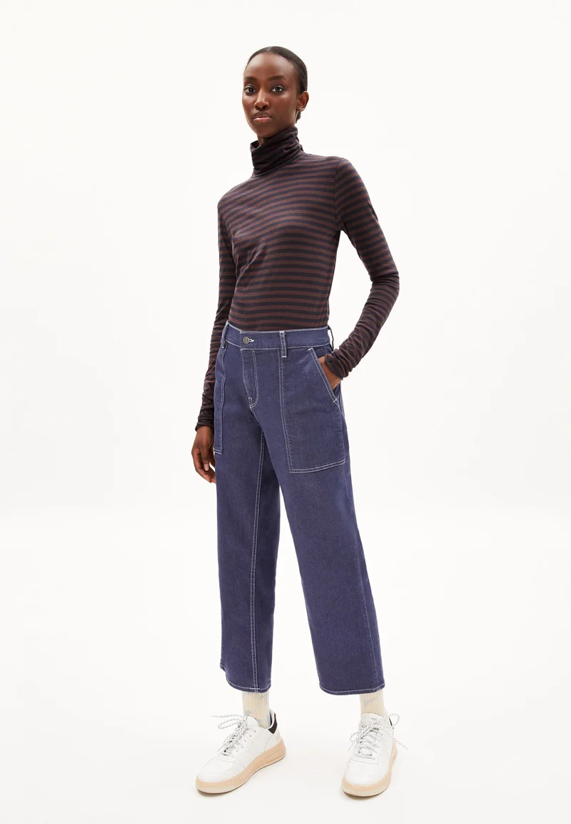 MALENAA STRIPES | fudge-night sky