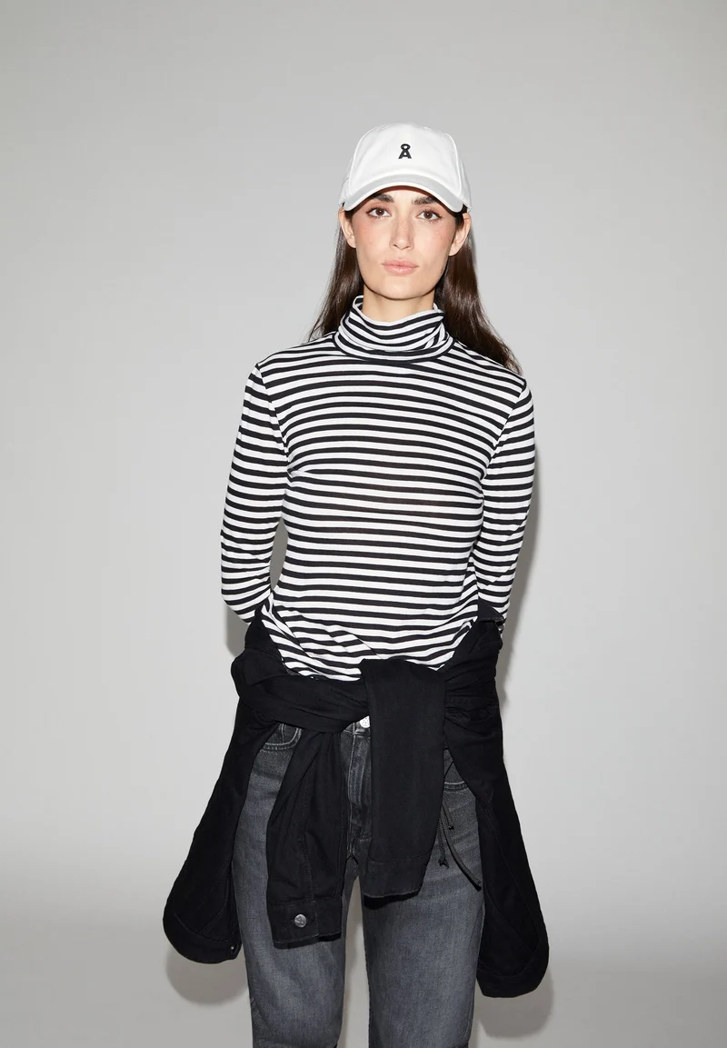 MALENAA STRIPES | black-off white