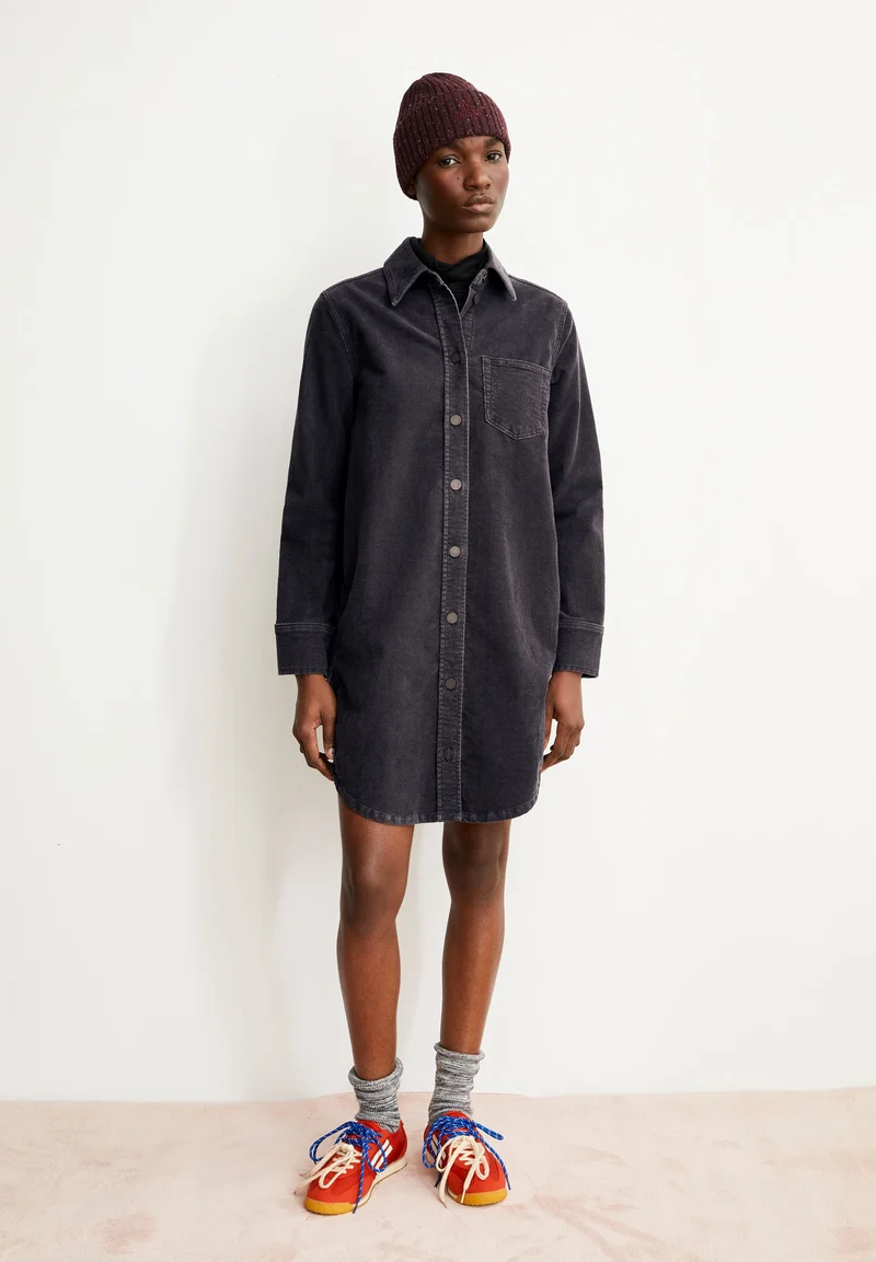 AURELEAA CORDUROY | dark steel