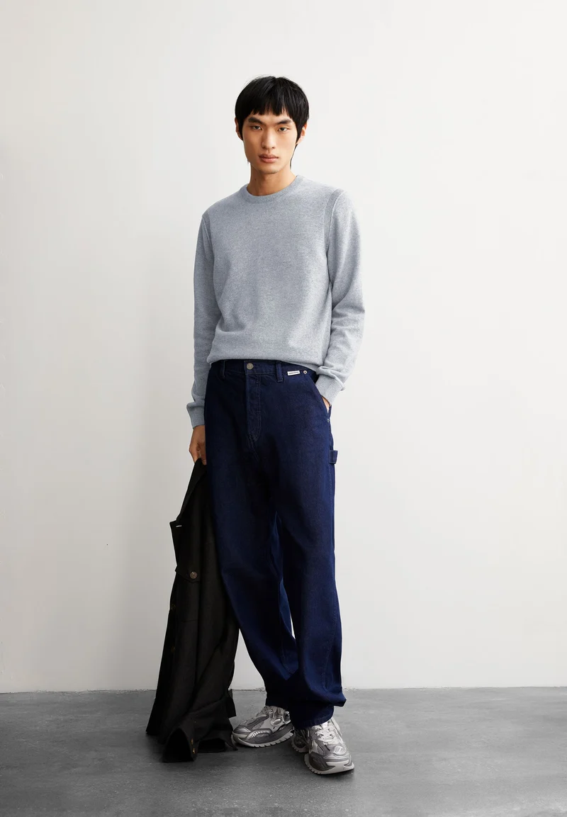 MIKITAA STRICKPULLOVER | silver melange