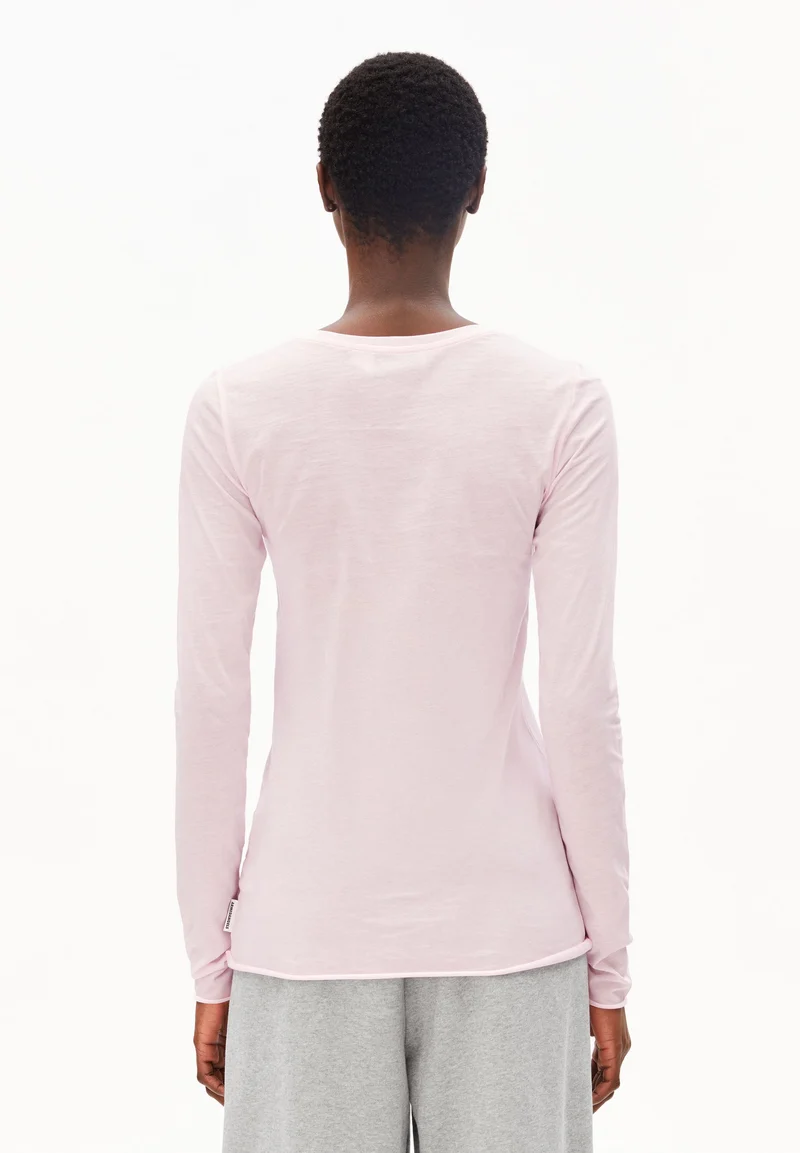 EINIAARA SOFT LANGARMSHIRT | pink mist