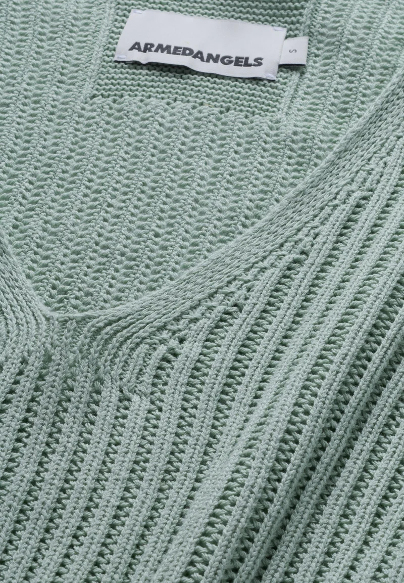LEINEN-MIX STRICKPULLOVER | foam