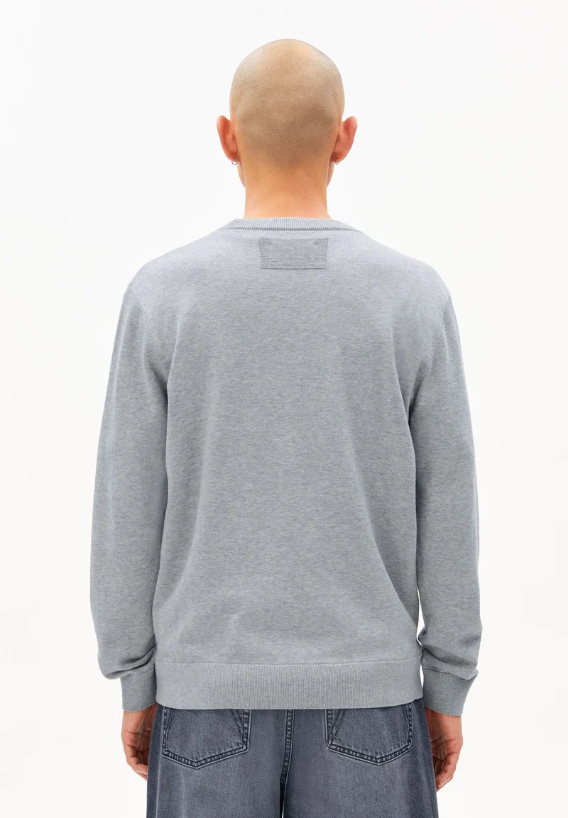 LOUKAA STRICKPULLOVER | silver melange