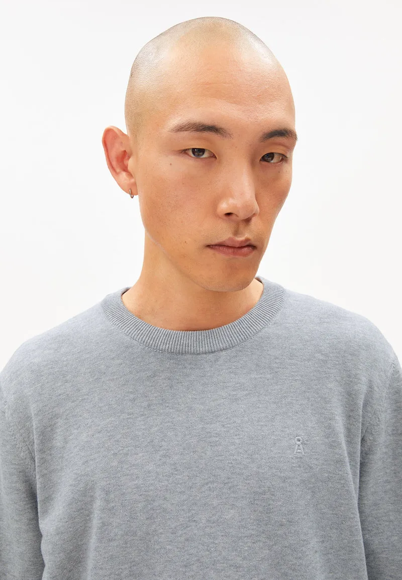 LOUKAA STRICKPULLOVER | silver melange