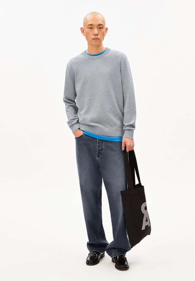 LOUKAA STRICKPULLOVER | silver melange