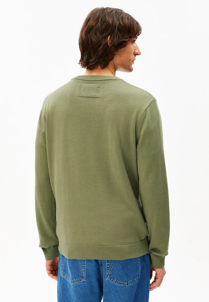 LOUKAA STRICKPULLOVER | fatigue green