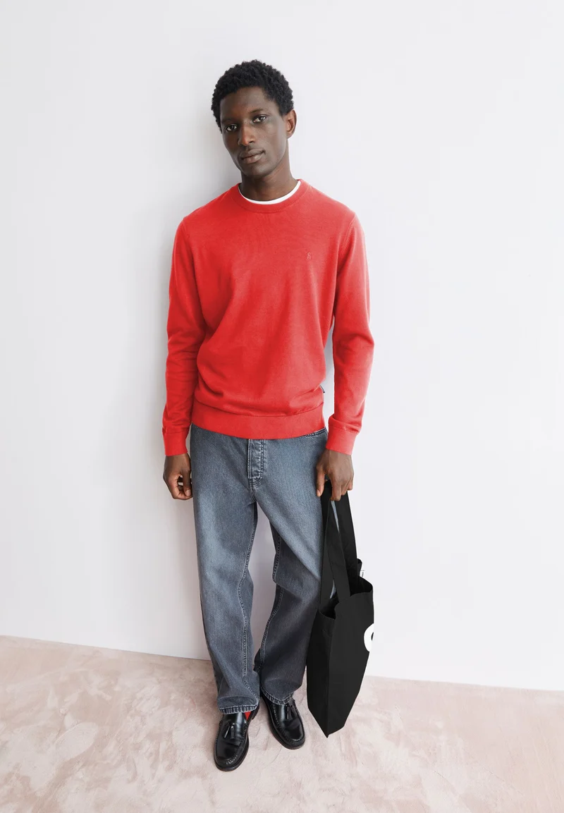 LOUKAA STRICKPULLOVER | mars red