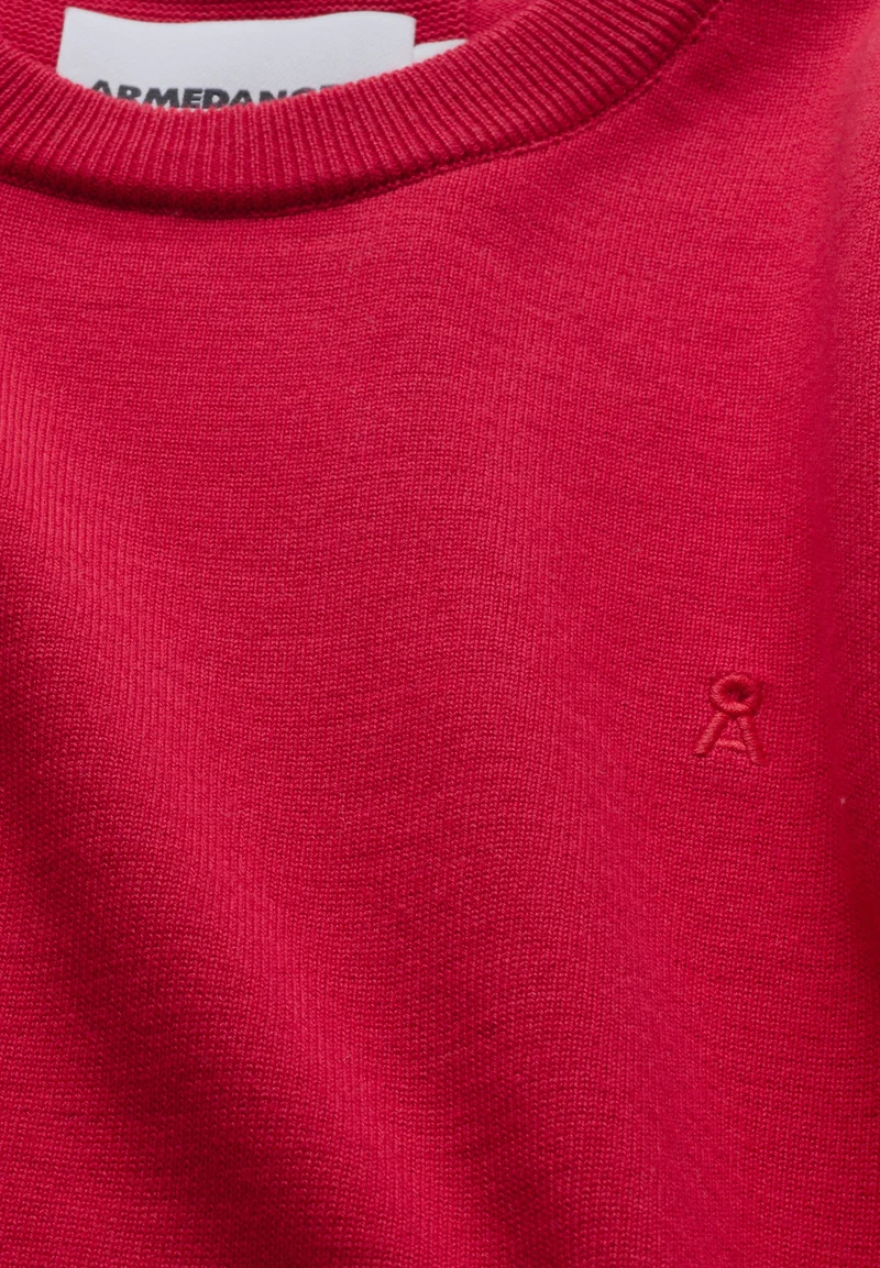 LOUKAA STRICKPULLOVER | mars red