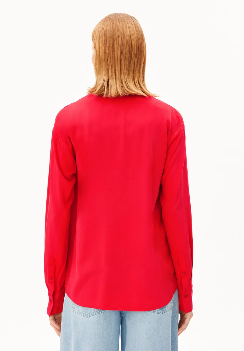 LARISAANA LANGARMBLUSE | mars red